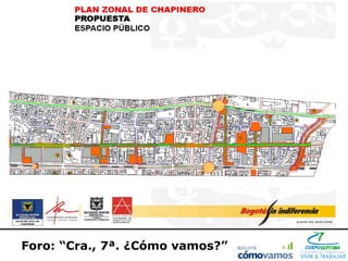 Foro: “Cra., 7ª. ¿Cómo vamos?”
 