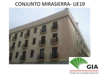 CONJUNTO MIRASIERRA- UE19
 
