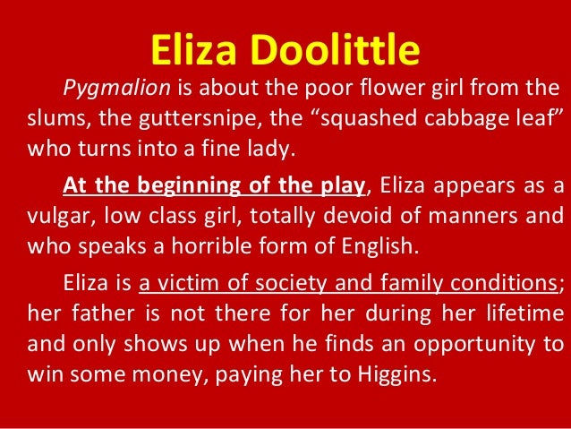 What is the message of pygmalion picture