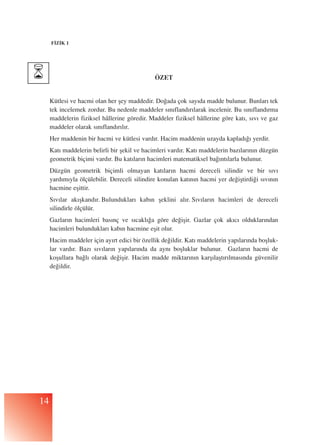 Madde ve Özellikleri -2