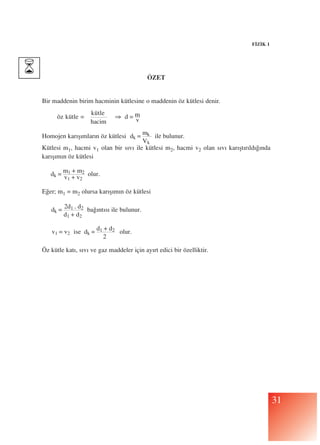 Madde ve Özellikleri -2
