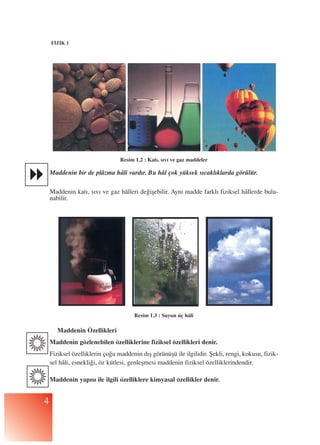 Madde ve Özellikleri -2