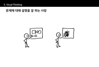 5. Visual Thinking

  문제에 대해 설명을 잘 하는 사람
 
