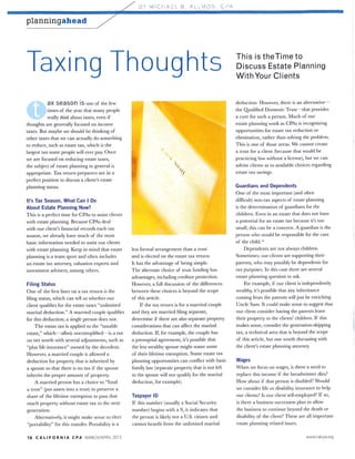 Taxing Thoughts 