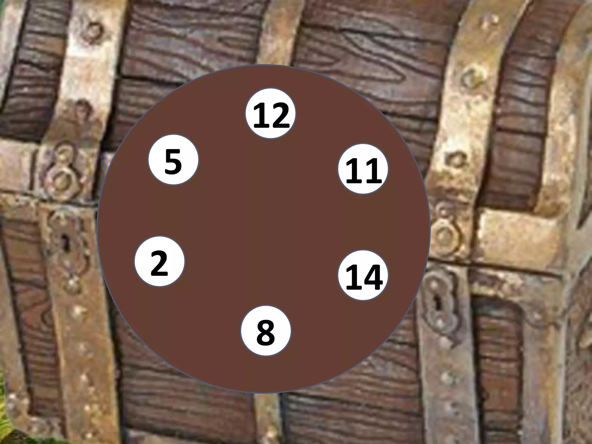 12
5        11

2        14
    8
 