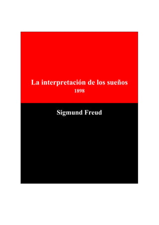 Interpretacion de los_sueños. SIGMUND FREUD | PDF