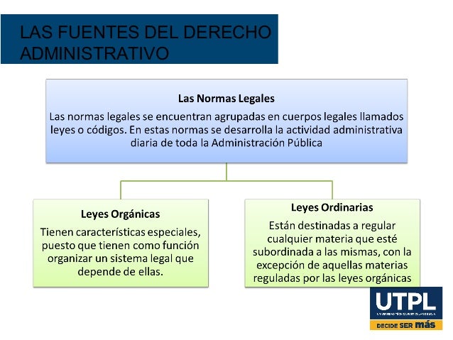 1.las fuentes del derecho administrativo