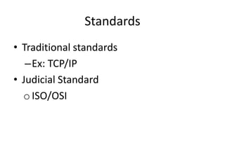 types of computer networks, protocols and standards | PPT