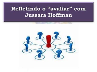 Refletindo o “avaliar” com
Jussara Hoffman
 