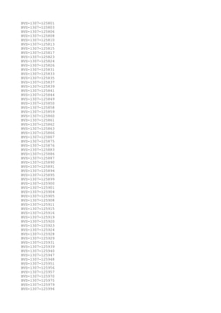 BVS-1307-125801
BVS-1307-125803
BVS-1307-125806
BVS-1307-125808
BVS-1307-125810
BVS-1307-125813
BVS-1307-125815
BVS-1307-125817
BVS-1307-125823
BVS-1307-125824
BVS-1307-125826
BVS-1307-125831
BVS-1307-125833
BVS-1307-125835
BVS-1307-125837
BVS-1307-125839
BVS-1307-125841
BVS-1307-125844
BVS-1307-125849
BVS-1307-125850
BVS-1307-125858
BVS-1307-125859
BVS-1307-125860
BVS-1307-125861
BVS-1307-125862
BVS-1307-125863
BVS-1307-125866
BVS-1307-125867
BVS-1307-125875
BVS-1307-125876
BVS-1307-125883
BVS-1307-125886
BVS-1307-125887
BVS-1307-125890
BVS-1307-125891
BVS-1307-125894
BVS-1307-125895
BVS-1307-125899
BVS-1307-125900
BVS-1307-125901
BVS-1307-125904
BVS-1307-125905
BVS-1307-125908
BVS-1307-125911
BVS-1307-125915
BVS-1307-125916
BVS-1307-125919
BVS-1307-125920
BVS-1307-125923
BVS-1307-125924
BVS-1307-125928
BVS-1307-125929
BVS-1307-125931
BVS-1307-125939
BVS-1307-125940
BVS-1307-125947
BVS-1307-125948
BVS-1307-125951
BVS-1307-125956
BVS-1307-125957
BVS-1307-125970
BVS-1307-125975
BVS-1307-125979
BVS-1307-125994
 