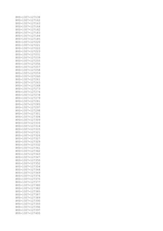 BVS-1307-127138
BVS-1307-127162
BVS-1307-127163
BVS-1307-127164
BVS-1307-127182
BVS-1307-127183
BVS-1307-127184
BVS-1307-127185
BVS-1307-127220
BVS-1307-127221
BVS-1307-127222
BVS-1307-127223
BVS-1307-127231
BVS-1307-127239
BVS-1307-127255
BVS-1307-127256
BVS-1307-127257
BVS-1307-127258
BVS-1307-127259
BVS-1307-127260
BVS-1307-127261
BVS-1307-127263
BVS-1307-127268
BVS-1307-127273
BVS-1307-127274
BVS-1307-127278
BVS-1307-127279
BVS-1307-127281
BVS-1307-127285
BVS-1307-127297
BVS-1307-127298
BVS-1307-127301
BVS-1307-127308
BVS-1307-127309
BVS-1307-127310
BVS-1307-127314
BVS-1307-127315
BVS-1307-127321
BVS-1307-127326
BVS-1307-127327
BVS-1307-127329
BVS-1307-127332
BVS-1307-127341
BVS-1307-127342
BVS-1307-127343
BVS-1307-127347
BVS-1307-127350
BVS-1307-127352
BVS-1307-127354
BVS-1307-127368
BVS-1307-127369
BVS-1307-127374
BVS-1307-127375
BVS-1307-127377
BVS-1307-127380
BVS-1307-127382
BVS-1307-127385
BVS-1307-127387
BVS-1307-127389
BVS-1307-127390
BVS-1307-127393
BVS-1307-127396
BVS-1307-127397
BVS-1307-127400
 
