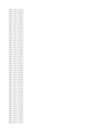 BVS-1307-133214
BVS-1307-133215
BVS-1307-133218
BVS-1307-133219
BVS-1307-133222
BVS-1307-133223
BVS-1307-133226
BVS-1307-133227
BVS-1307-133230
BVS-1307-133231
BVS-1307-133234
BVS-1307-133235
BVS-1307-133238
BVS-1307-133239
BVS-1307-133242
BVS-1307-133243
BVS-1307-133251
BVS-1307-133252
BVS-1307-133253
BVS-1307-133256
BVS-1307-133257
BVS-1307-133260
BVS-1307-133261
BVS-1307-133265
BVS-1307-133266
BVS-1307-133267
BVS-1307-133270
BVS-1307-133271
BVS-1307-133274
BVS-1307-133275
BVS-1307-133279
BVS-1307-133280
BVS-1307-133281
BVS-1307-133296
BVS-1307-133297
BVS-1307-133298
BVS-1307-133302
BVS-1307-133303
BVS-1307-133304
BVS-1307-133308
BVS-1307-133309
BVS-1307-133310
BVS-1307-133316
BVS-1307-133317
BVS-1307-133326
BVS-1307-133327
BVS-1307-133328
BVS-1307-133335
BVS-1307-133336
BVS-1307-133337
BVS-1307-133346
BVS-1307-133347
BVS-1307-133357
BVS-1307-133358
BVS-1307-133359
BVS-1307-133364
BVS-1307-133365
BVS-1307-133406
BVS-1307-133412
BVS-1307-133415
BVS-1307-133416
BVS-1307-133419
BVS-1307-133420
BVS-1307-133423
 