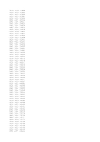 BVS-1307-147933
BVS-1307-147934
BVS-1307-147935
BVS-1307-147942
BVS-1307-147943
BVS-1307-147944
BVS-1307-147951
BVS-1307-147952
BVS-1307-147953
BVS-1307-147958
BVS-1307-147959
BVS-1307-147960
BVS-1307-147967
BVS-1307-147968
BVS-1307-147969
BVS-1307-147981
BVS-1307-147982
BVS-1307-147983
BVS-1307-147984
BVS-1307-147994
BVS-1307-147995
BVS-1307-147996
BVS-1307-148003
BVS-1307-148004
BVS-1307-148005
BVS-1307-148015
BVS-1307-148016
BVS-1307-148017
BVS-1307-148018
BVS-1307-148019
BVS-1307-148020
BVS-1307-148029
BVS-1307-148030
BVS-1307-148042
BVS-1307-148043
BVS-1307-148050
BVS-1307-148051
BVS-1307-148052
BVS-1307-148062
BVS-1307-148063
BVS-1307-148064
BVS-1307-148076
BVS-1307-148077
BVS-1307-148078
BVS-1307-148086
BVS-1307-148087
BVS-1307-148088
BVS-1307-148098
BVS-1307-148099
BVS-1307-148100
BVS-1307-148101
BVS-1307-148102
BVS-1307-148103
BVS-1307-148118
BVS-1307-148119
BVS-1307-148120
BVS-1307-148121
BVS-1307-148122
BVS-1307-148133
BVS-1307-148134
BVS-1307-148135
BVS-1307-148143
BVS-1307-148144
BVS-1307-148145
 