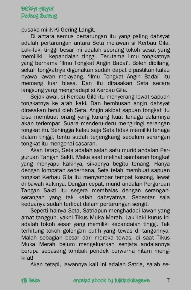 1 dewa arak pedang bintang