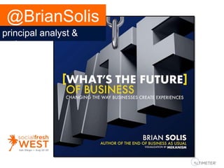 @BrianSolis
principal analyst &
author
 