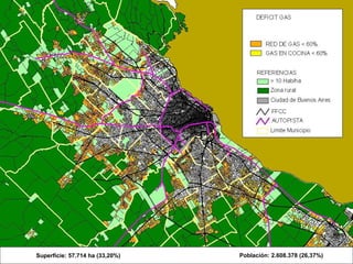Superficie: 57.714 ha (33,20%) Población: 2.608.378 (26,37%)
 
