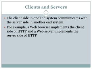 application layer protocols | PPTX