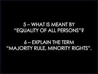 ECOGOV: 1.3 BASIC CONCEPTS OF DEMOCRACY