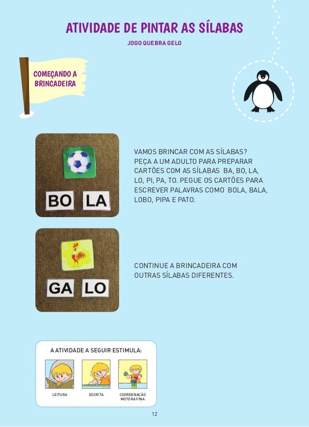 Quebra gelo de apresentacao