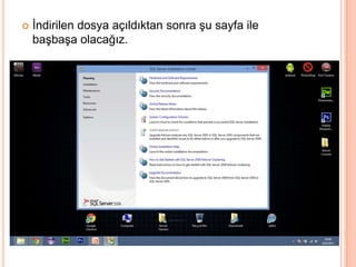  İndirilen dosya açıldıktan sonra şu sayfa ile
başbaşa olacağız.
 