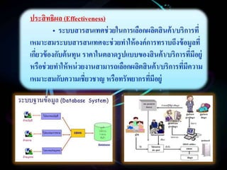 ความรู้เบื้องต้นเกี่ยวกับเทคโนโลยีสารสนเทศทางการสึกษา (Introduction to Information Technology in Education )  