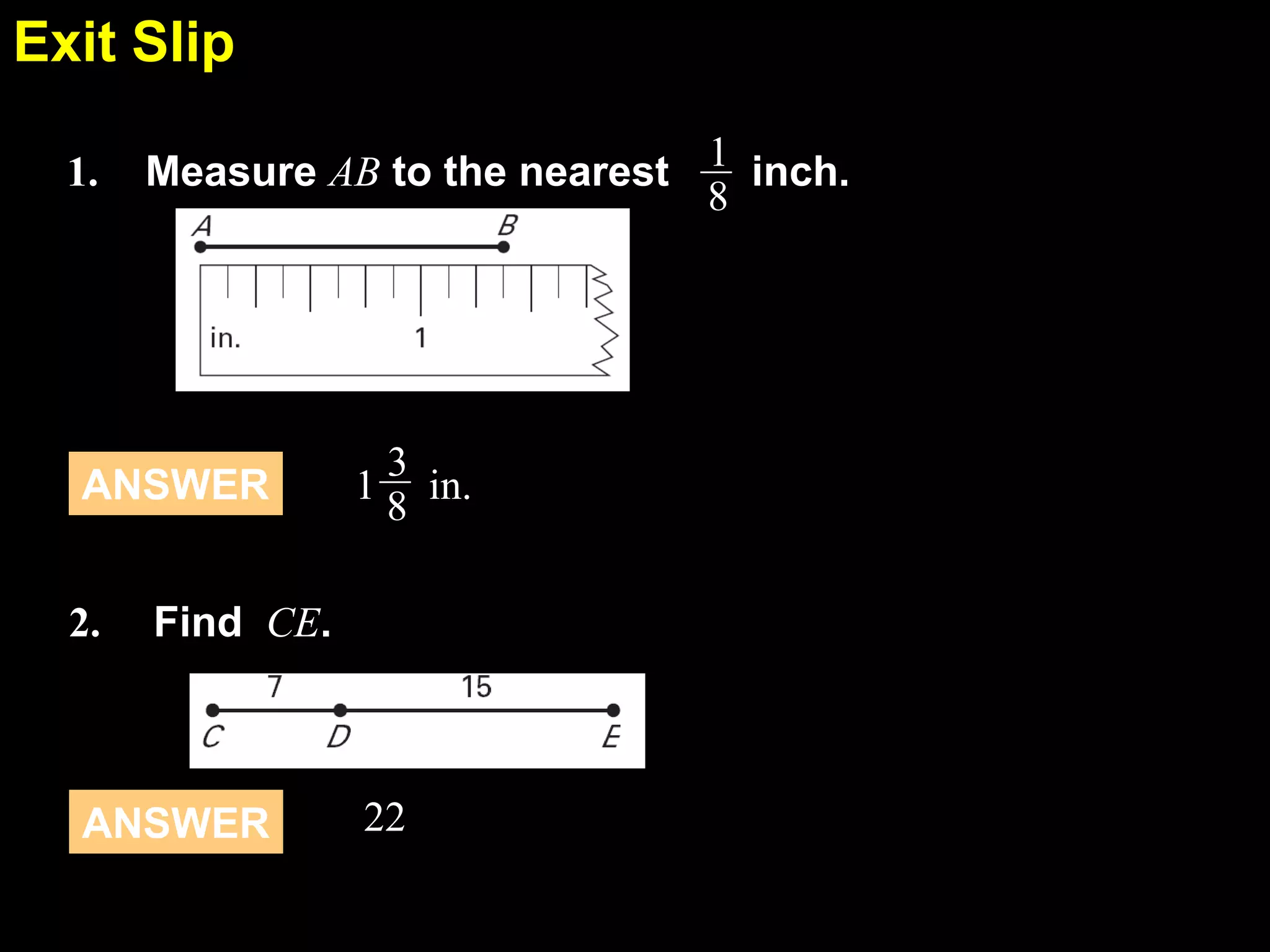 1.2 use segments and congruence | PPTX
