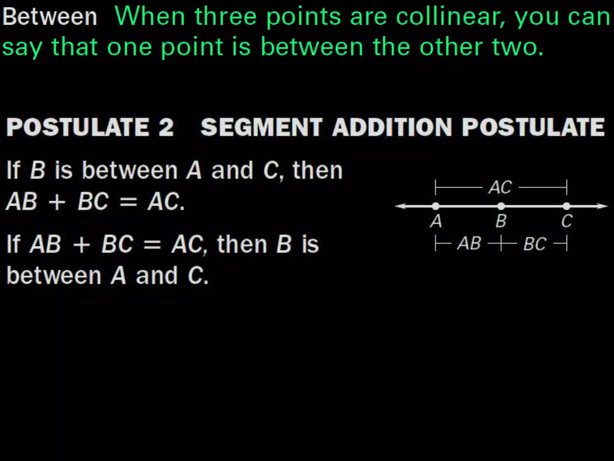 1.2 use segments and congruence | PPTX