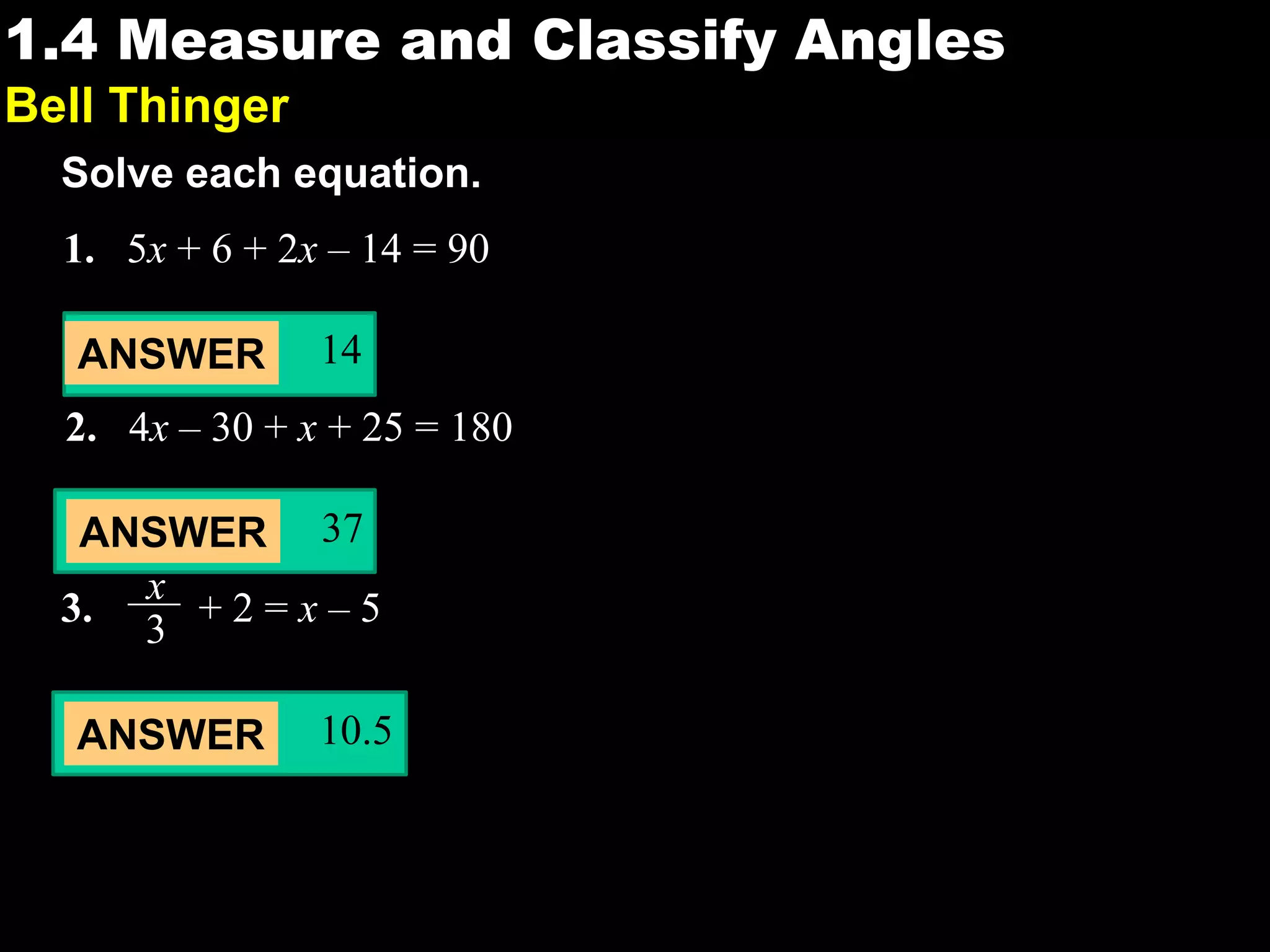 Ppt 14 Measure And Classify Angles Powerpoint PPT Geometric Shapes
