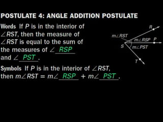 1.4 measure and classify angles | PPTX