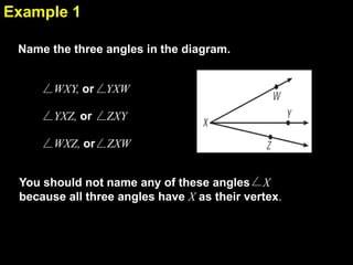 1.4 measure and classify angles | PPTX