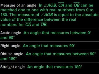 1.4 measure and classify angles | PPTX