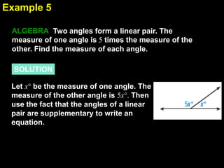 1.5 describe angle pair relationships | PPTX