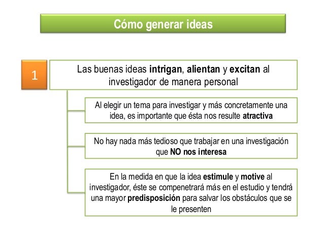 1. la idea
