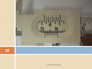 3. An aircraft can fly at a top speed of 600
km/h.
a) What will its speed be if it flies into a head-
wind of 100 km/h? (A head-wind blows in the
opposite direction to the aircraft.)
b) The pilot directs the aircraft to fly due north at
600 km/h. A side-wind blows at 100 km/h
towards east. What will be the aircraft’s
resultant velocity? (Give both its speed and
direction.)
Unit and Measure 26
 