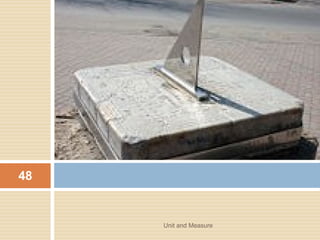 5. A floor is covered with square tiles. The diagram
shows a ruler on the tiles.
How long is one tile?
Unit and Measure 48
 