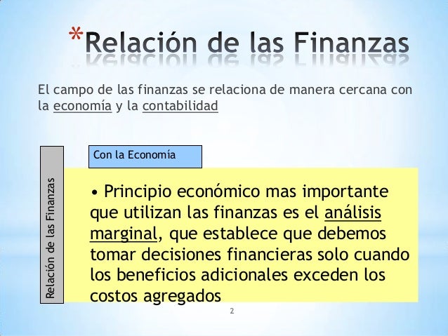 1.2 la relación de las finanzas con otras disciplinas