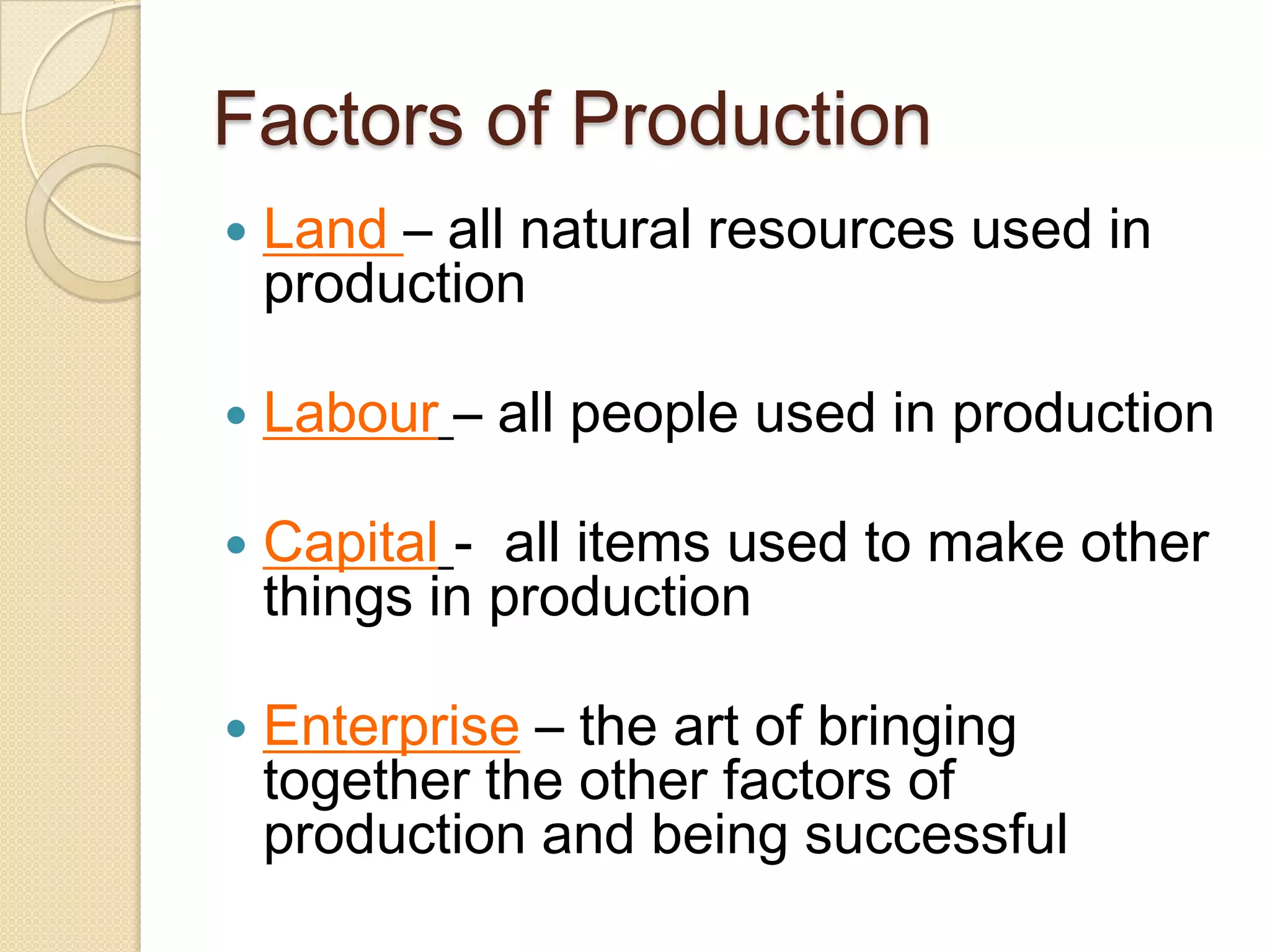National 5 Business Management 1.1 Business Activity | PPTX