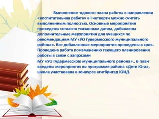 Анализ зам. дир. по ВР 1 ч