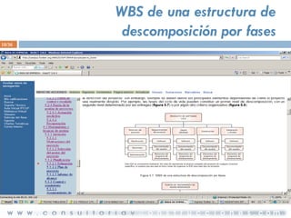 WBS de una estructura de
descomposición por fases
10/36

 
