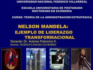 Docente: Dr. Antonio Palomino K.
Alumno: TEODOLFO ENCISO GUTIERREZ

1

 
