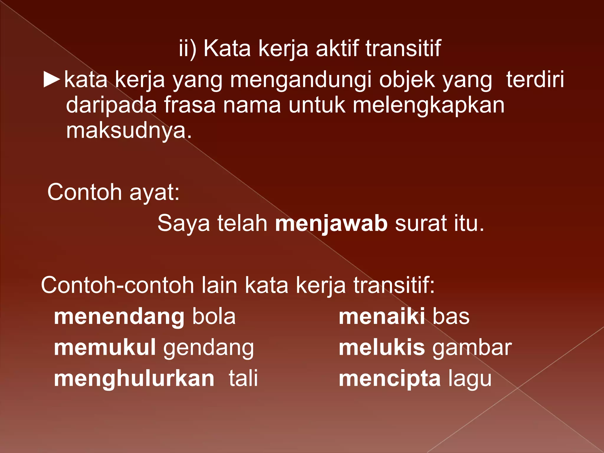 kata kerja | PPTX
