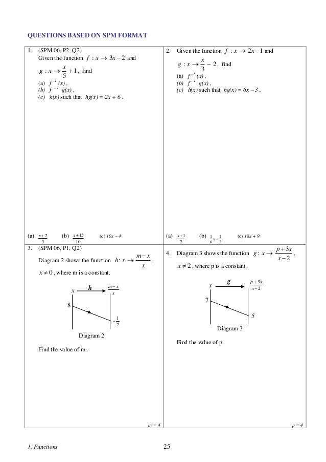 1 Functions