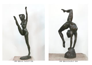 1988 運動系列 79x35x14 青銅 1988 運動系列54x28x13 青銅
 