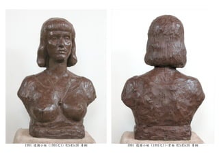 1991 德國小姐 (1991之1) 82x45x30 青銅 1991 德國小姐 (1991之1)-背面 82x45x30 青銅
 