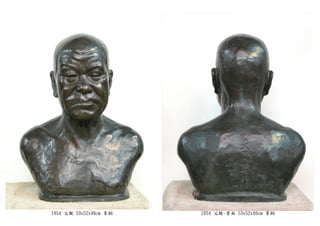 1954 父親 53x52x40cm 青銅 1954 父親-背面 53x52x40cm 青銅
 