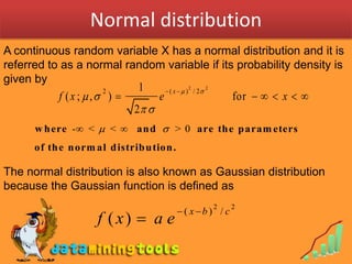 Normal Distribution | PPTX