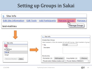 1-14-2009 Fostering Student Collaboration