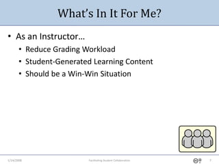 1-14-2009 Fostering Student Collaboration