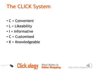 Http Click What is clickology | PPTX