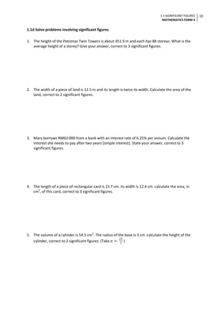 1.1 significant figures | PDF